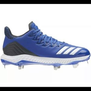 Adidas Baseball Icon Bounce Metal Cleats Blue
